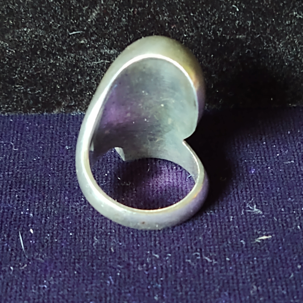 Elegant Silver Statement Ring - image 5